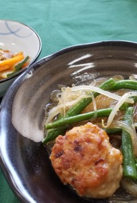 ピリ辛鶏団子のスープ煮（健康食）