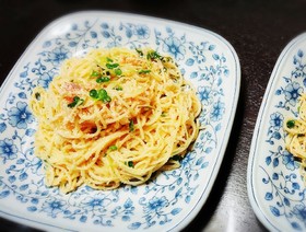 明太マヨパスタ