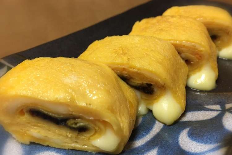 海苔の佃煮とチーズの卵焼き レシピ 作り方 By Sunsunよっぴい クックパッド 簡単おいしいみんなのレシピが360万品
