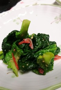雪菜の炒め物☆朝から簡単野菜を食べよう　
