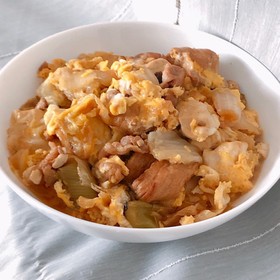 豚こまで!すき焼き風煮込みの卵とじ