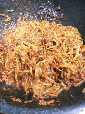 麻婆もやし的なやつ(多分和風)