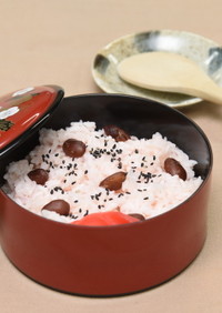 【伝統料理】甘納豆入り炊き込み赤飯