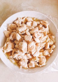 レンジで作る鶏胸肉のうま煮(お弁当の具)