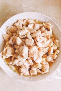 レンジで作る鶏胸肉のうま煮(お弁当の具)