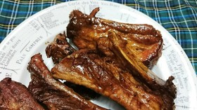簡単★フライパンでスペアリブのコーラ煮