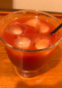 りんご酢でハニートマトジュース♡