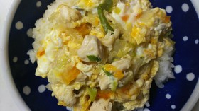 簡単☆白だし入り親子丼