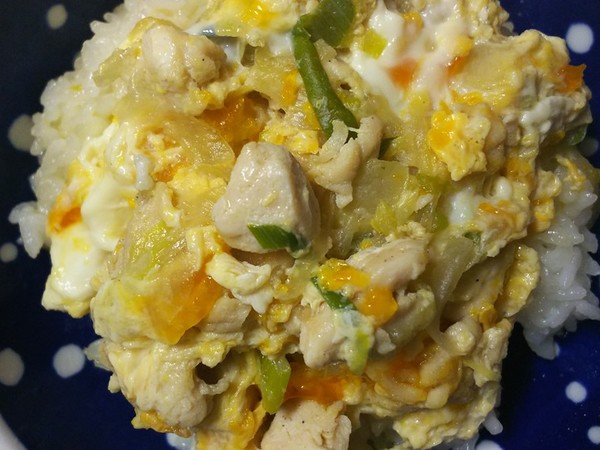 簡単☆白だし入り親子丼