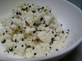 ごま香る 豆腐サラダ✿シンプル編✿