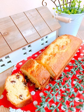 我が家のパウンドケーキ○*レーズン入り