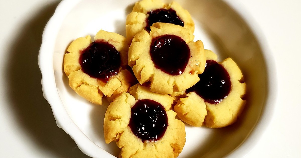 型抜きなしで可愛い 卵なしジャムクッキー レシピ 作り方 By 春菊 クックパッド 簡単おいしいみんなのレシピが360万品