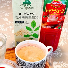 超カンタン!豆乳トマトスープ