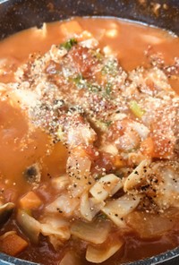 野菜食べるスープ☆蕪(かぶ)のトマト煮