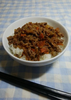 野菜が取れる 合挽肉のそぼろ