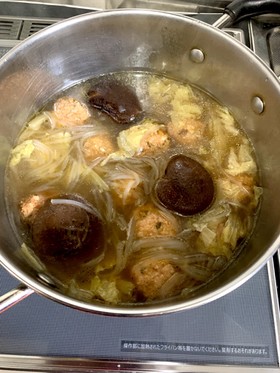 ボリューム満点!肉だんごの白菜鍋(^^)