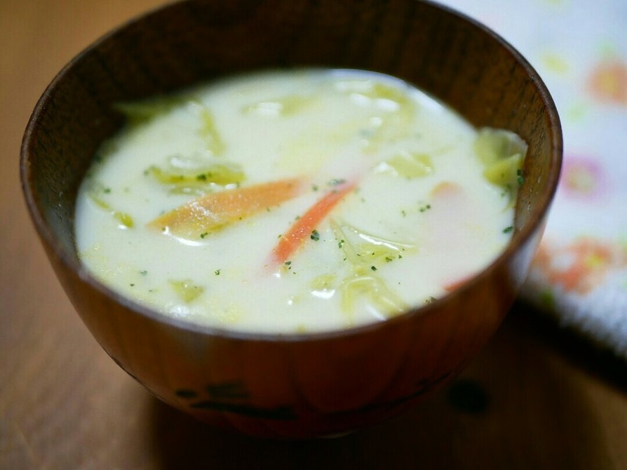 カレー豆乳スープの画像