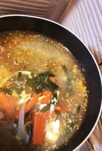 コンソメニラ玉スープ