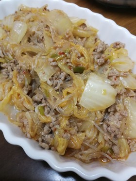 白菜マーボー春雨
