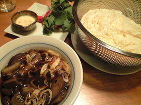 コレは美味!!茄子とジャコの冷やし麺