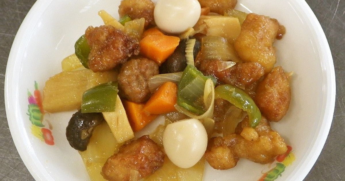 酢豚 宇都宮学校給食 レシピ 作り方 By 宇都宮市学校給食 クックパッド