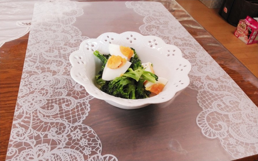 身近な食材♡ブロッコリーと卵での画像