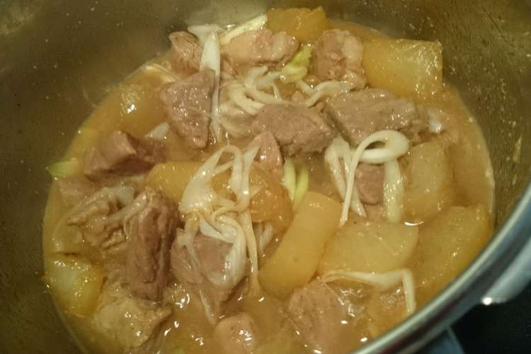 箸が止まらない 豚肩と大根のトロトロ煮 レシピ 作り方 By Yakkoちゃん クックパッド 簡単おいしいみんなのレシピが349万品