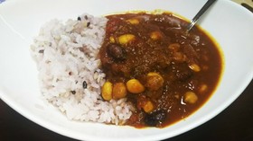 簡単豆カレー【ルー不使用】