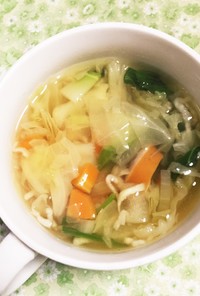 冷凍野菜ストックで毎朝野菜スープ