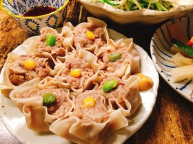 フライパンでお手軽シュウマイ♡焼売♡