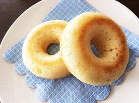 簡単HMでヨーグルトの焼きドーナツ
