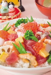 ひな祭りにぴったり！海鮮ちらし寿司
