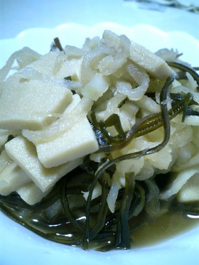 簡単☆切干大根と高野豆腐の塩昆布煮!?☆