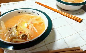 キムチ大根★ピリ辛中華風味噌汁!?