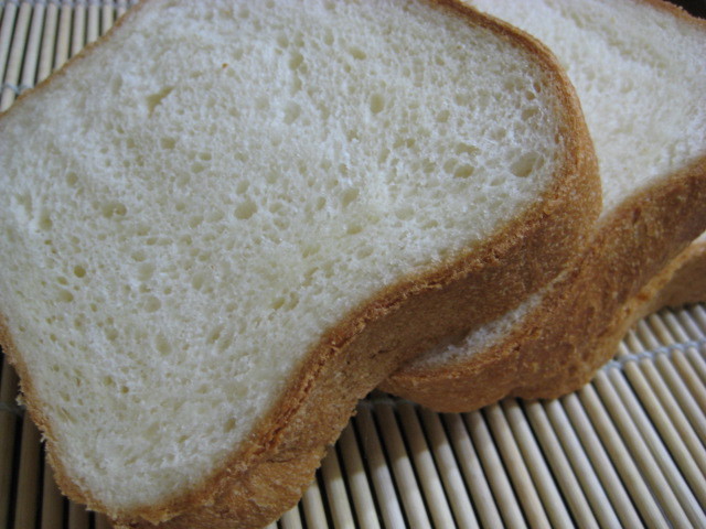 HBで❤米粉と生クリームの食パンの画像