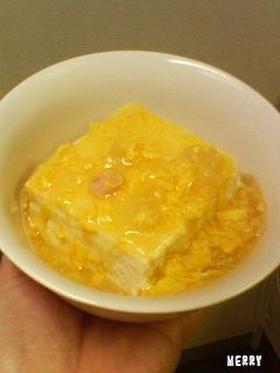 豆腐にあんかけ