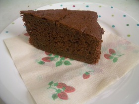 ノンオイル!なのに濃厚チョコレートケーキ