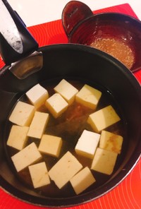 湯豆腐かつおダシ簡単ポン酢がない時レシピ