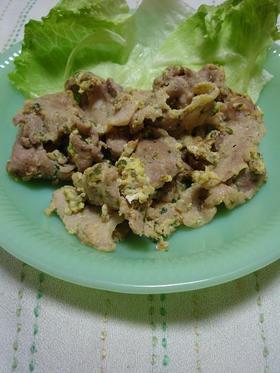 切り落とし肉で★青海苔ピカタ