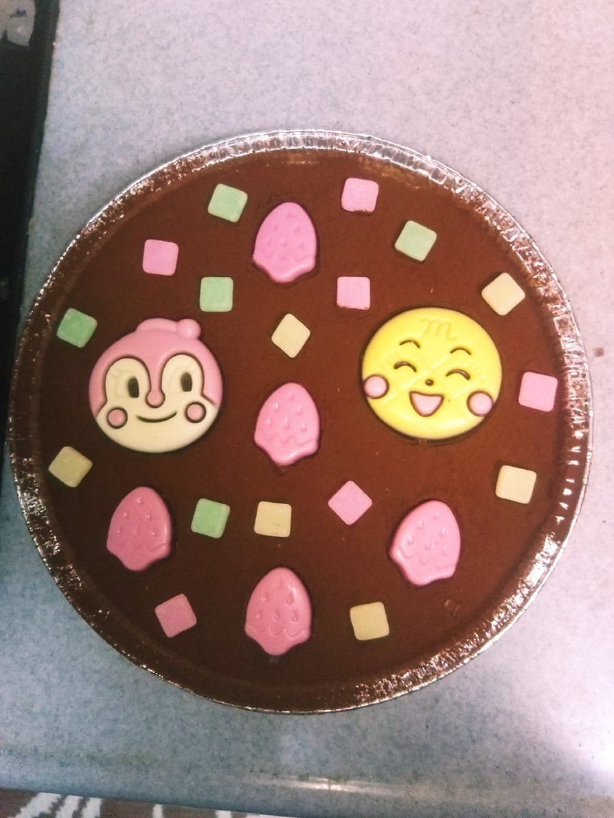 ひな祭りチョコレートケーキ☆誕生日にもの画像