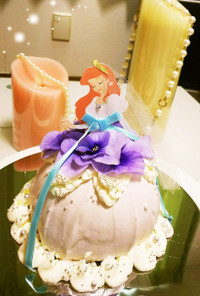 ♡お花♡可愛いドールケーキ