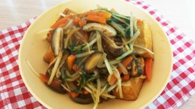 厚揚げの野菜あんかけ