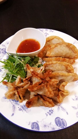 餃子の皮で☆カリカレーサモサ