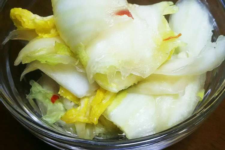 白菜大量消費 白だしで簡単浅漬け レシピ 作り方 By ラプママ クックパッド 簡単おいしいみんなのレシピが352万品