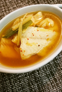 タラのキムチスープ