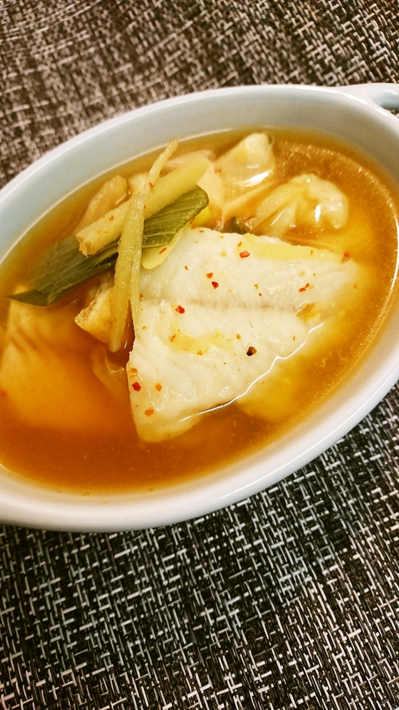 タラのキムチスープの画像