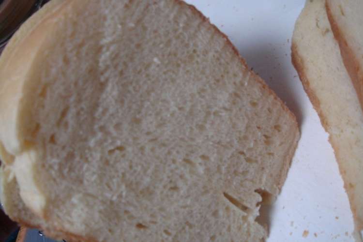 甘い ふんわり やわらか食パン ｈｂ レシピ 作り方 By もぐらの台所 クックパッド