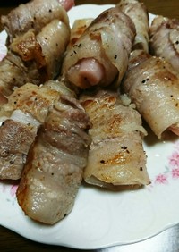 豚バラ肉で作る新生姜肉巻き！