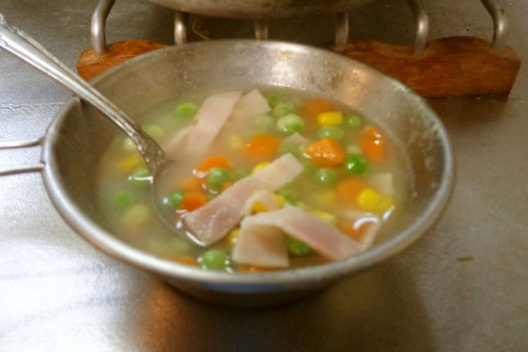 最盾の一番安い定食に付いてくるスープ レシピ 作り方 By 嬉野ダイバー クックパッド