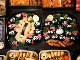 遠足 運動会 大家族 キャラ弁 お弁当